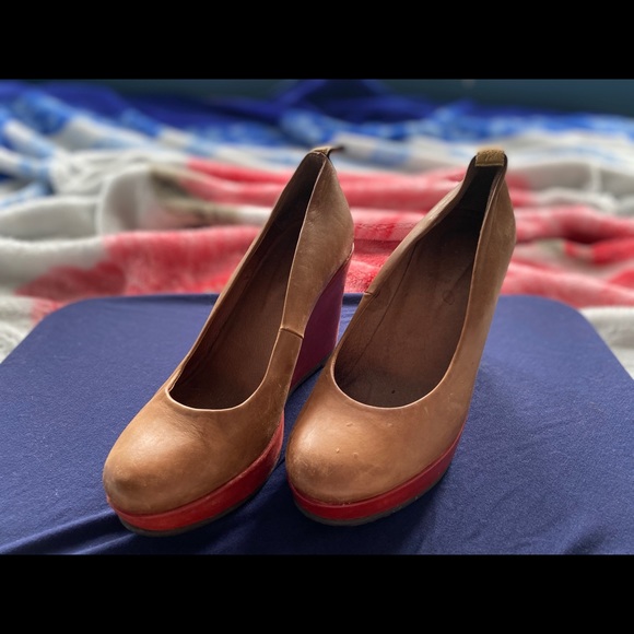 Hibou leather wedges - Picture 1 of 3